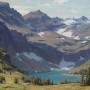 glacier national park painting